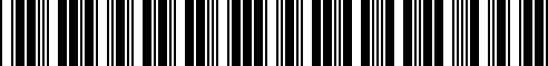 Barcode for 01407106632