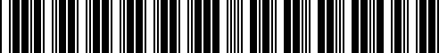 Barcode for 11111340009