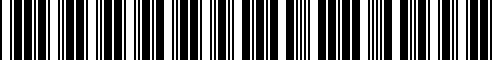 Barcode for 11121460368