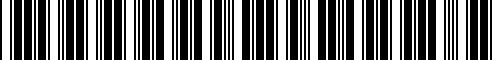 Barcode for 11129480983