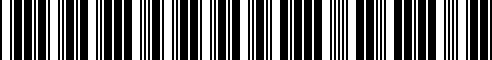 Barcode for 12311243003