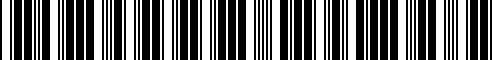 Barcode for 23111341433