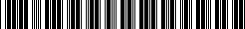 Barcode for 34118405104